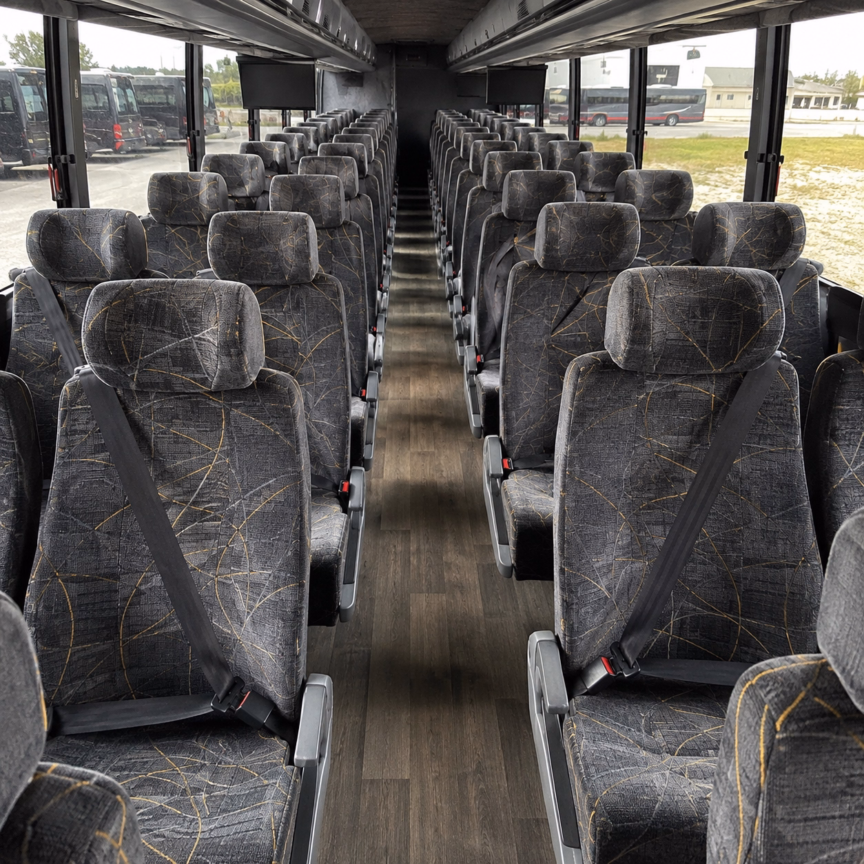 tigard charter bus interior gallery